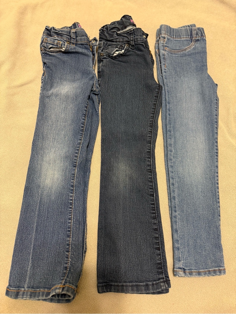 Girls Size 6 Jeans Bundle – 3 Pairs Denim Pants